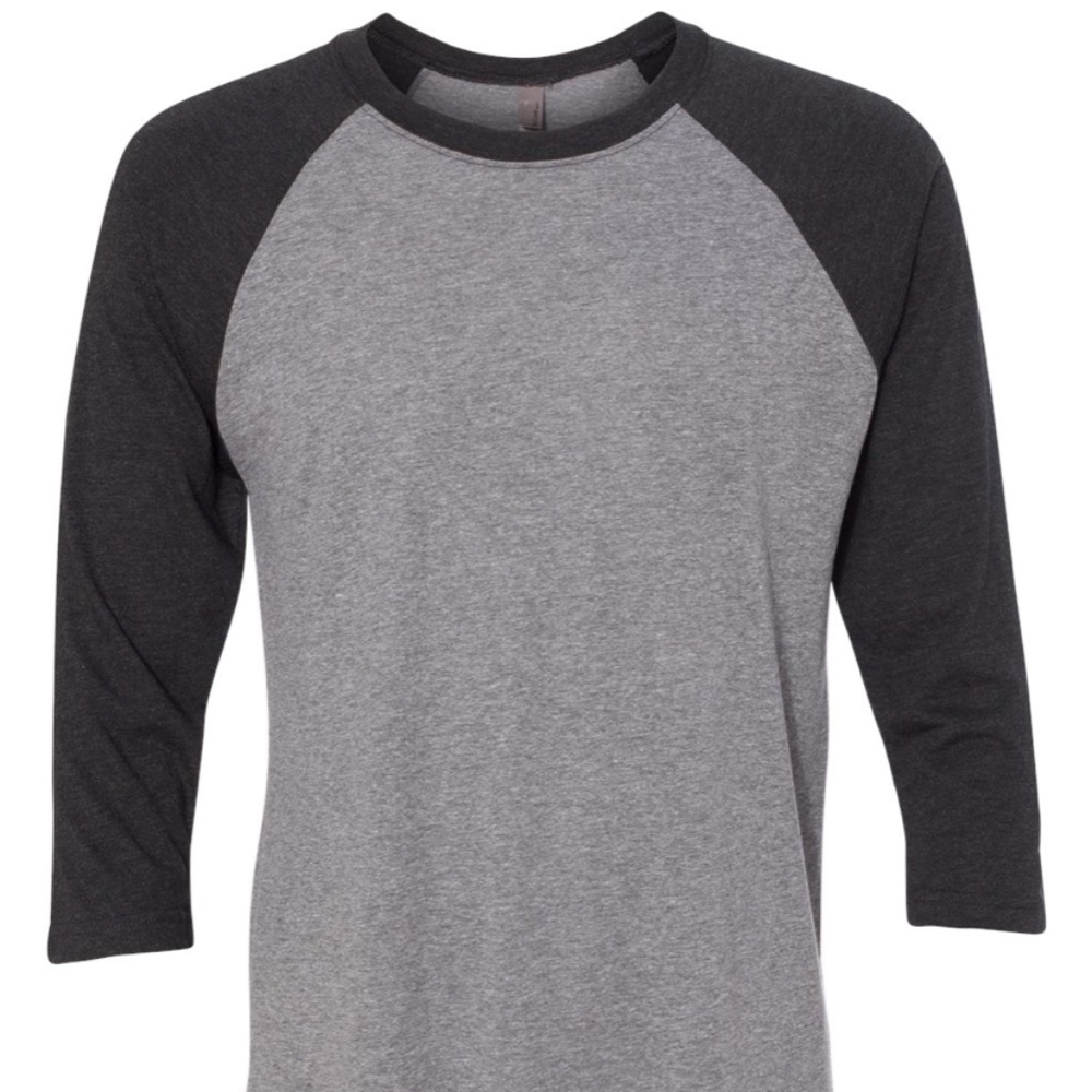 Next Level Raglan Baseball T-Shirt NEW